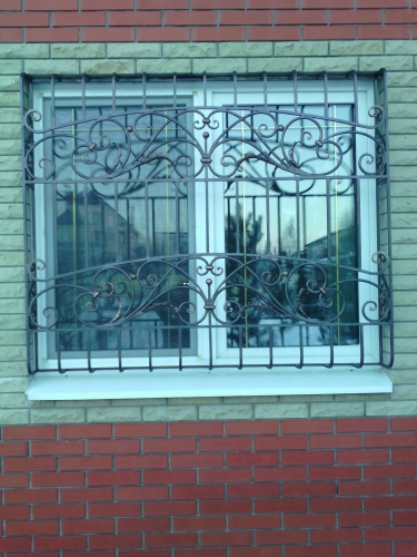 Кованая решетка на окна 006Р - 4